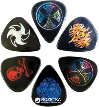 Медиаторы D'Andrea Cool Plecs Rock HV 12 шт (17-53-1-40)