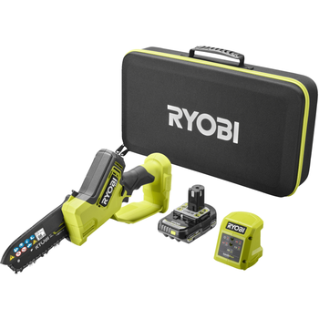 Пила аккумуляторная цепная RYOBI ONE+ HP RY18PSX15A-120T9 + АКБ, зарядное, кейс (5133005899)