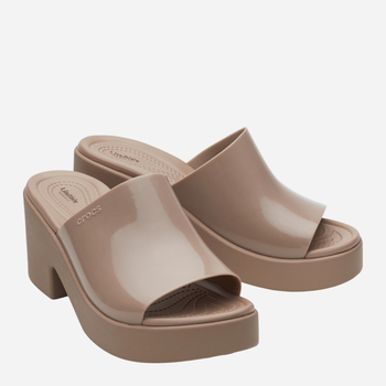 Klapki mule damskie Brooklyn Slide High Shine Heel