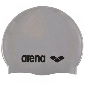 Шапка для плавания CLASSIC SILICONE JR Arena 91670-051 серебристый, OSFM