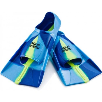 Ласты TRAINING FINS 7940 Aqua Speed 137-82-33-34 синий, голубой, желтый 33-34