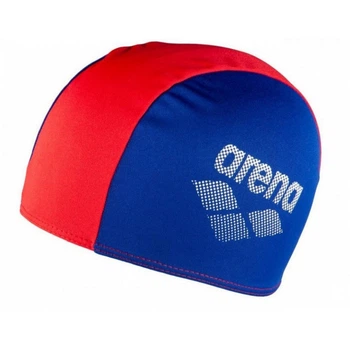 Шапка для плавания POLYESTER II JR Arena 002468-740 красный, синий, OSFM