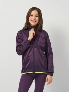 Дитяча толстовка на флісі для дівчинки Lemon Active Girl ZL4132504ACG-016 134 см Фіолетова (5904986441466)