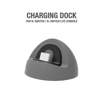 PGTech Nintend Switch Lite Mini Game Console Charger Stand Gray