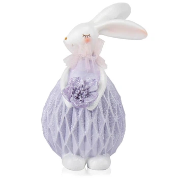 Фигурка Кролик в фиолетовом 17 см (6013-028)