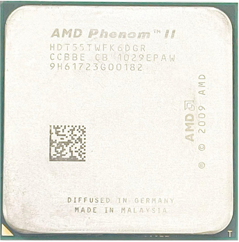 Процесор AMD Phenom II X6 1055T 2.80GHz/6MB/2000MHz (HDT55TWFK6DGR) 95W sAM3, tray