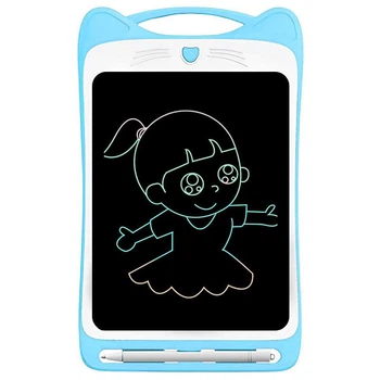 Дитячій кольоровий графічний LCD планшет / дитяча дошка для малювання Ears 12 дюймів (Blue / White)
