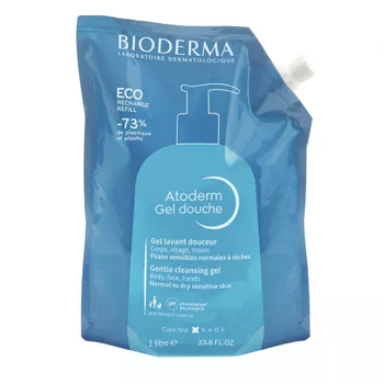 Гель для душу Bioderma Atoderm пом'якшувальний Refill 1 л (3701129807323)