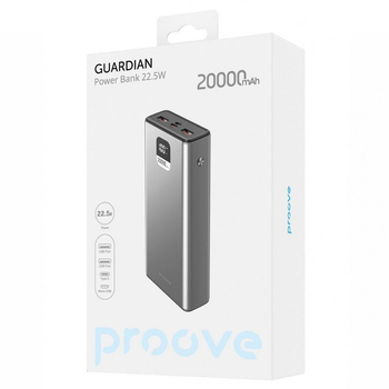 Повербанк Proove Guardian 22.5W 20000 mAh metal gray