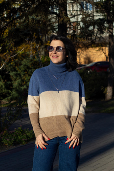 Свитер Cashmere Blend13205137 One size В полоску