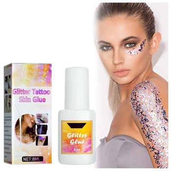 Клей для создания временных блестящих татуировок Glitter Tattoo