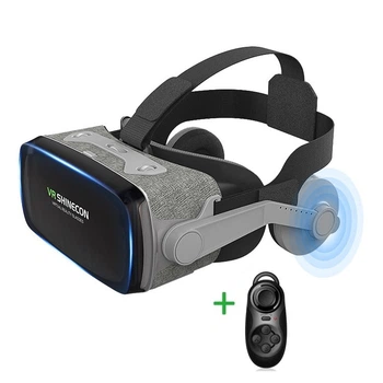 Очки виртуальной реальности VR Shinecon G07E с наушниками для смартфонов + пульт