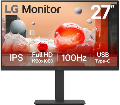 Monitor 27" IPS LG 100Hz Black (27BA650-B.AEU)