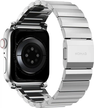 Ремінець Nomad Steel Band Hardware для Apple Watch 46mm/49mm Сріблястий (NM1A4HSXS0)