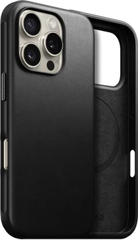 Чохол Nomad Modern Leather Case Back для iPhone 16 Pro Max Чорний (NM01693185)