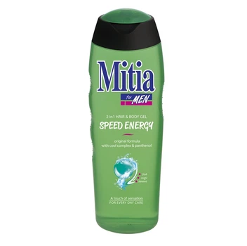 Гель для душа и шампунь для мужчин Mitia Speed Energy 2в1 400 мл