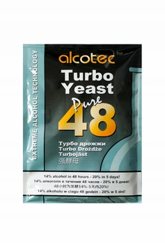 Дрожжи спиртовые Alcotec 48 TURBO Pure