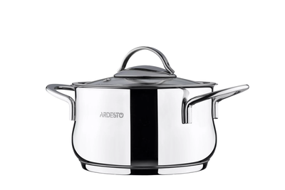 Каструля Ardesto Black Mars сіра з нержавіючої сталі 1.8 л (AR0718S)