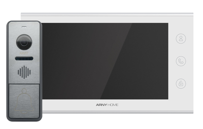Комплект ARNY AVD-7342A (AVD-731A 7'' IPS Wi-Fi + AVP-NG420 1Мп 125°), White + Graphite