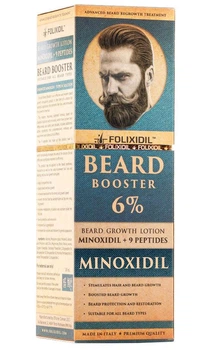 Миноксидил Folixidil Beard Booster 6% от выпадения волос, для роста волос и бороды