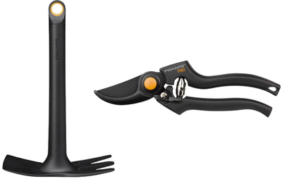 Набір Секатор професійний Fiskars P90 (1001530/111960) + Сапа посадкова Fiskars Solid 1072100 (1072100_Fis)