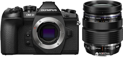 Фотоаппарат Olympus OM-D E-M1 Mark II ED 12-40mm Kit Black/Black (V207061BE000)