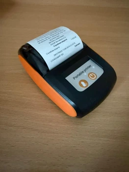 Міні чековий принтер 58 мм Бездротовий термодрук BT USB, підтримка системи Android/Windows