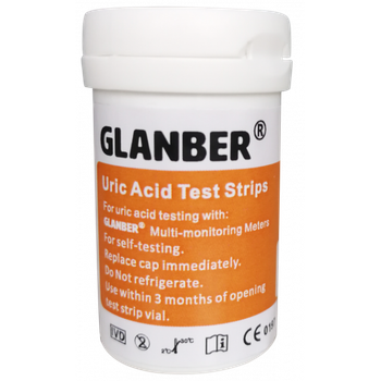 Тест-смужки сечової кислоти для глюкометра GLANBER