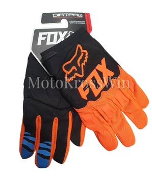 Мото перчатки FOX DIRTPAW Race Fluor Black/Orange р.M на мотоцикл та велосипед
