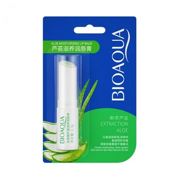 Бальзам зволожуючий для губ Bioaqua Aloe Vera Extract Lip Balm, з екстрактом алое, 2,7 г