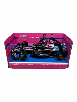 Колекційна Модель Bburago F1 Alpine A524 Pink / 2024 Season Model Car 1/43 #10 Gasly Формула 1 / Альпіна / Гаслі