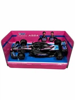 Колекційна Модель Bburago F1 Alpine A524 Pink / 2024 Model Car 1/43 #31 Esteban Ocon Формула 1 / Альпіна / Естебан Окон