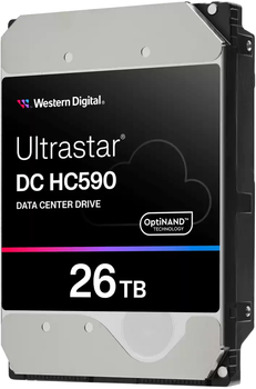 Dysk twardy Western Digital Ultrastar DC HC590 26TB 7200rpm 512MB WUH722626AL5204 3.5" SAS3 (0F59375)