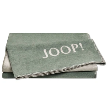 Плед JOOP! Uni-Doubleface, Jade+Silber Полуторний, 150x200 см Зелено-серебряный