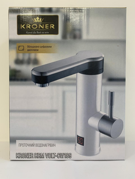 Кран проточний водонагрівач Kroner KRМ Volt-CW189 електричний