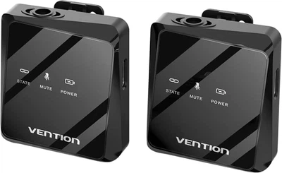 Микрофон Vention USB-C 2-Pack Wireless Lavalier Black (NCBB0)