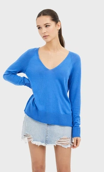Пуловер Stradivarius синій SUWTS971 L