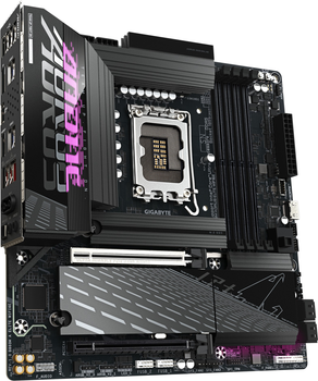 Материнська плата Gigabyte B860M AORUS ELITE WIFI6E (LGA1851, Intel B860, PCI-Ex16)