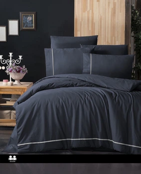 Постельное белье First Choice Ranforce Deluxe DARK 200 х 220 см Alisa Denim
