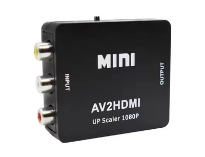 Конвертер видеосигнала AV to HDMI Full HD 1080P видео и звук