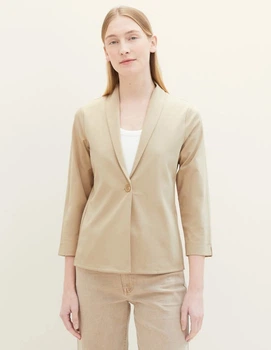 Піджак Tom Tailor Ж1113958 (1040329) колір бежевий S