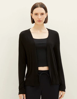 Кардиган Tom Tailor Ж1113961 (1036778) колір чорний XS