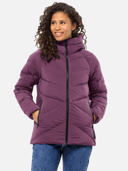 Пуховик зимний короткий женский Jack Wolfskin Marienplatz JKT W 1207611_I0082 XS Темно-фиолетовый (4064886343701)