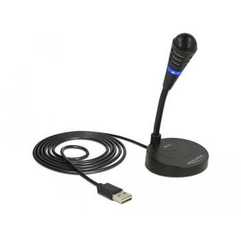 Мікрофон Delock USB Touch-Mute-Taste (4043619658688)