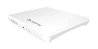 Оптичний привід зовнішній USB DVD+/-RW Transcend TS8XDVDS-W SlimLine (білий)