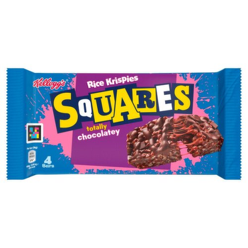 Рисовые батончики Kellogg's Rice Krispies Chocolate Squares 144 г