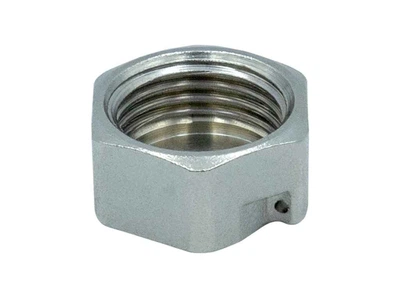 Заглушка RAFTEC 1 1/2" латунь, РВ, DN40, під пломбу, нікель, ZV05