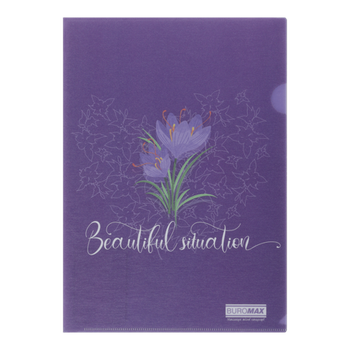 Папка-кутик BUROMAX 3967-07 ARABESKI фіолетова (12) /BM.3967-07/
