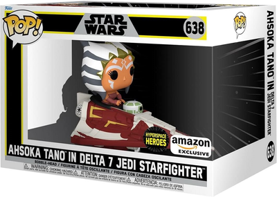 Figurka Funko Pop! Rides: Star Wars - Ahsoka Tano in Delta-7B 14 cm (73706)