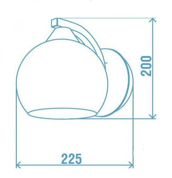 Бра Victoria Lighting Sirius венге (К30840018)